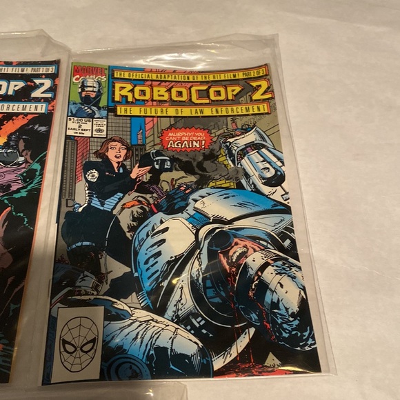Robocop 2- #1, 2 & 3- Complete Set- 1990- Marvel Comics - Picture 3 of 4